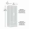 Sauder Homeplus Wardrobe Sao , Safety tested for stability to help reduce tip-over accidents 423007